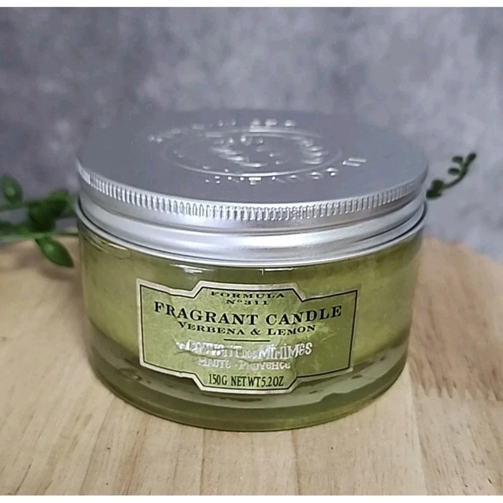 Le Couvent Des Minimes Verbena & Lemon No. 311 Fragrant Candle Glass‎ 5.2 Oz